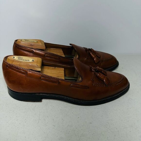 Alden 662 - Tassel Loafer - Tan Calfskin - Picture 2 of 9